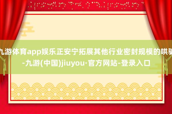 九游体育app娱乐正安宁拓展其他行业密封规模的哄骗-九游(中国)jiuyou·官方网站-登录入口